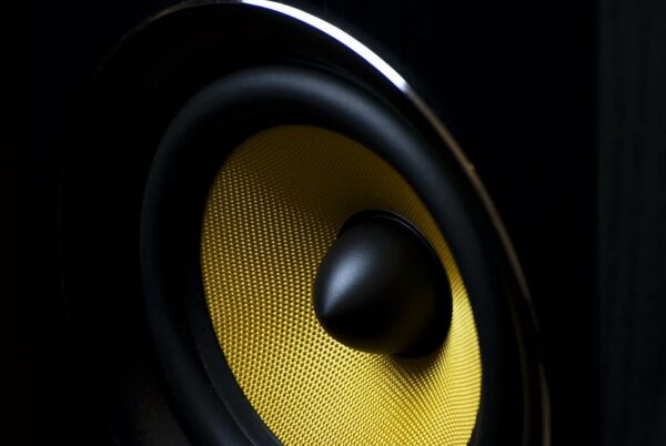 Car audio speaker and subwoofer detail