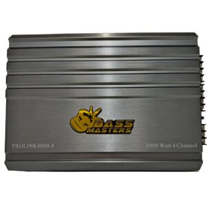 Bassmasters 4-Ch Amp Prolink 8000.4 8000w
