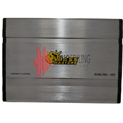 Bassmasters 4-Ch Amp Sublink-495 12 000w