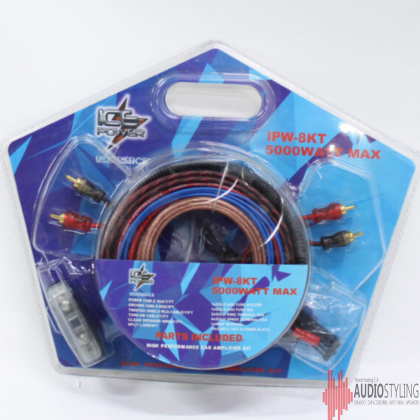 Ice Power IPW-8PB 8Gauge Car Audio Wiring Kit