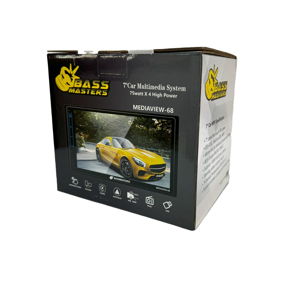 Bassmasters Double Din Radio 7" Mediaview-68 - Image 2