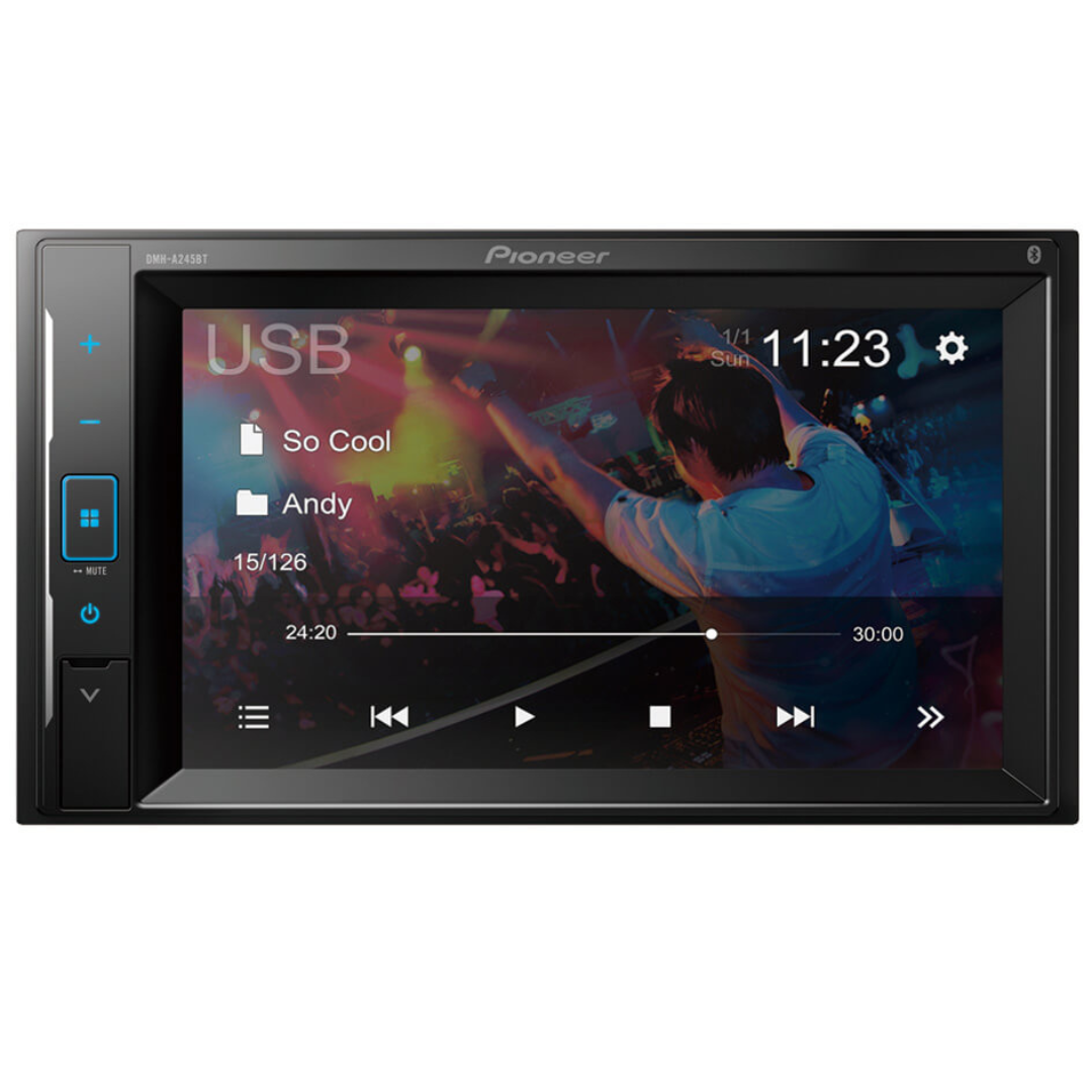Pioneer DMH-A245BT 6.2" Double Din Radio