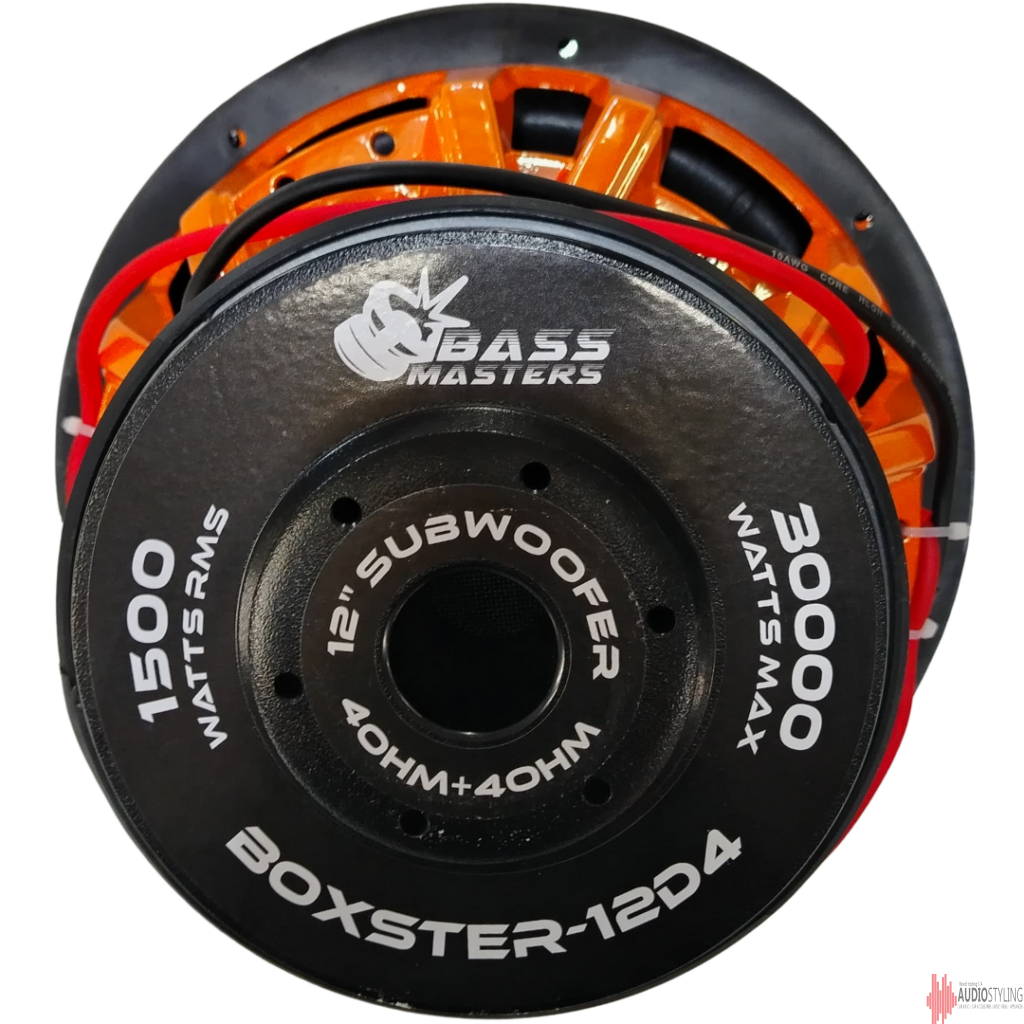 Bassmasters 12″ Subwoofer Boxster-12d4 30000w – Audiostyling