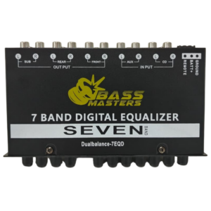 Bassmasters Dualbalance-7eqd 7 Band Digital Equalizer