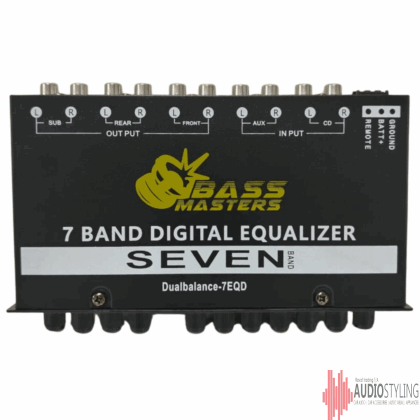 Bassmasters Dualbalance-7eqd 7 Band Digital Equalizer