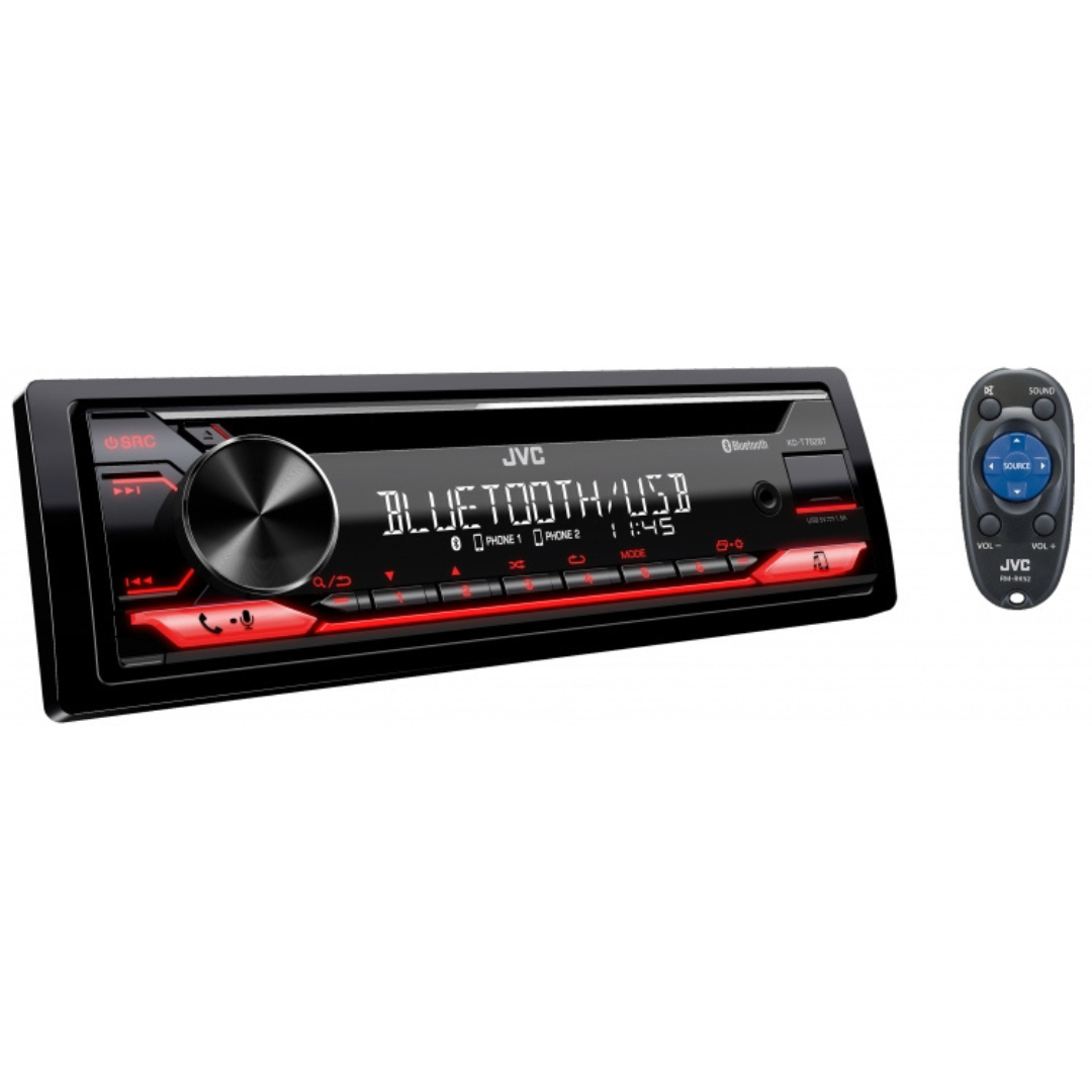 JVC KD-T752BT CD Receiver featuring Bluetooth® SINGLE DIN RADIO