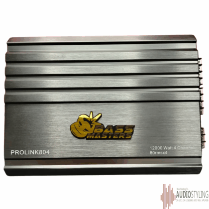 Bassmasters 4-Ch Amp Prolink804 12 000w Peak
