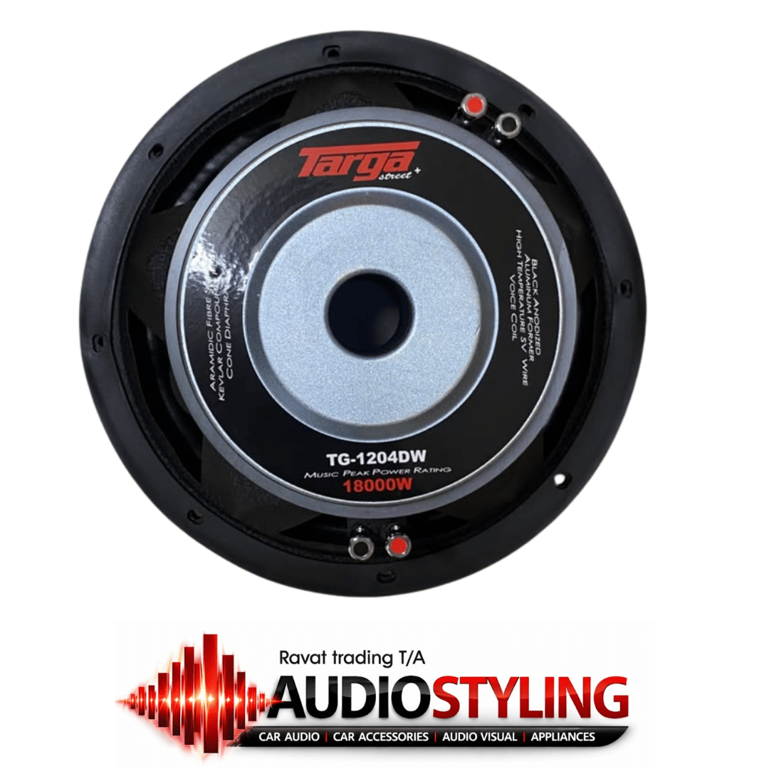 Targa TG-1204DW 12" 18,000W DVC Subwoofer - Image 4