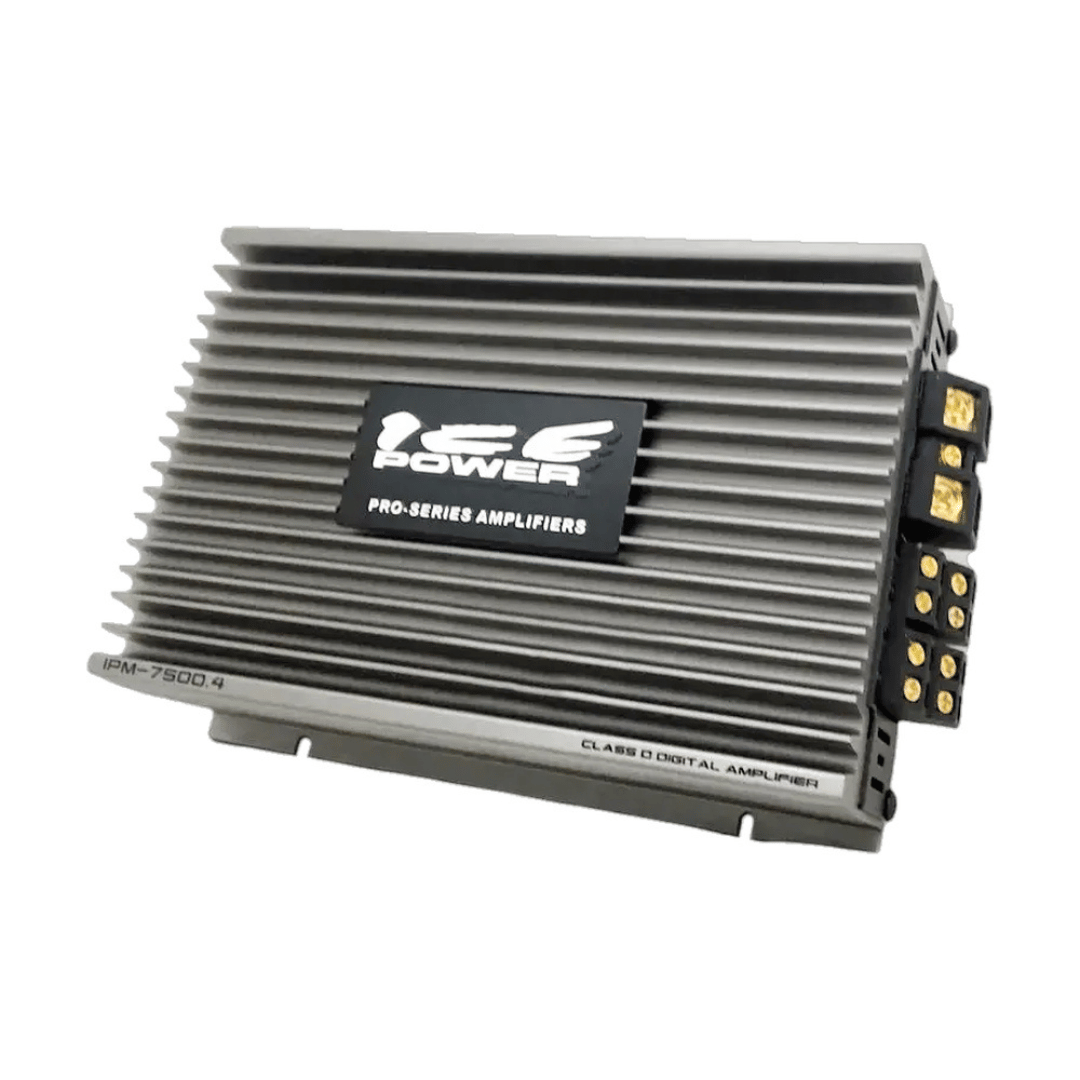 Ice Power IPM-7500.4 Pro Series Mini-Nano 4-Channel Class D Amplifier – 4 × 190W RMS at 2Ω