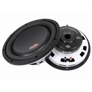 Ice Power IPS-107D4 Drizzle Series 10'' Slimline Subwoofer – 300W RMS, Dual 4Ω