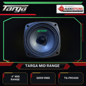 Targa TG-PRO400 Pro Series 4'' Midrange Speakers 220W