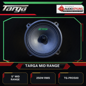 TARGA TG-PRO500 Pro Series 5'' Midrange Speakers – 250W