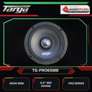 Targa TG-PRO65MB Pro Series 6.5'' 450W RMS Midbass Speakers