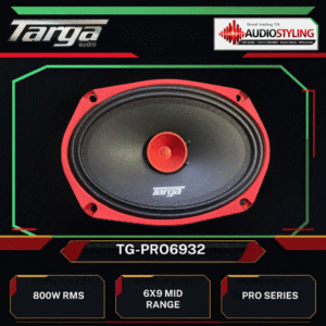 Targa TG-PRO6932 Pro Series 6×9 800W Maximum Power Midrange Speakers