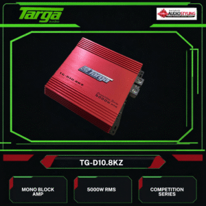 Targa TG-D10.8KZ Competition Series 5000W RMS Digital Monoblock Amplifier