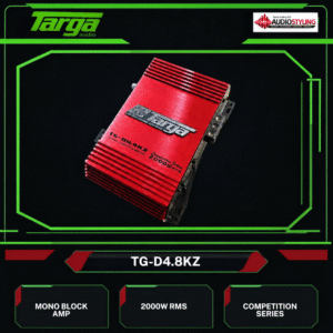 Targa Competition Series TG-D4.8KZ 2000W RMS 1-Channel Competition Amplifier